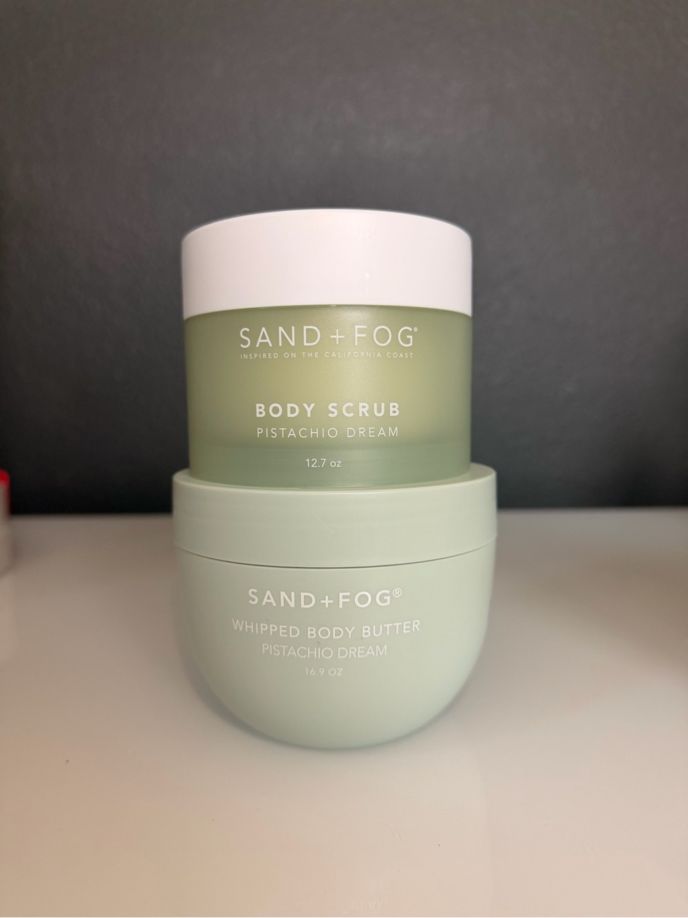 Sand + Fog Pistachio Dream Body Bundle | Body Scrub + Body Butter Set | New